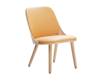 SANDER LOUNGE - Leather restaurant chair by Karl Andersson - view 2